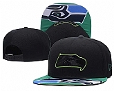 Seahawks Team Logo Black Adjustable Hat GS (2),baseball caps,new era cap wholesale,wholesale hats